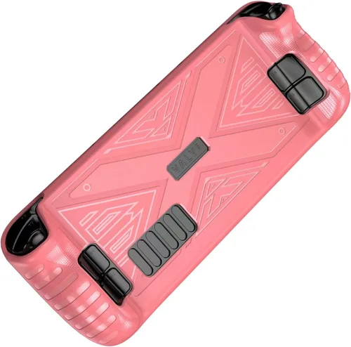 Vista 4 de Soft Cover for Steam Deck, KANG YU Shock-Absorption Anti-Scratch Protective Case Full Coverage Compatible with Steam Deck (Pink)