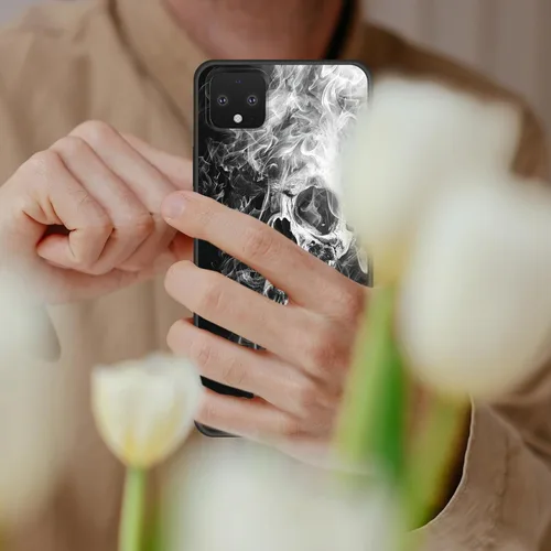 Vista 362 de Funda delgada para Google Pixel 4 XL, funda delgada de silicona de TPU suave a prueba de golpes para Google Pixel 4 XL, astronauta Galaxy