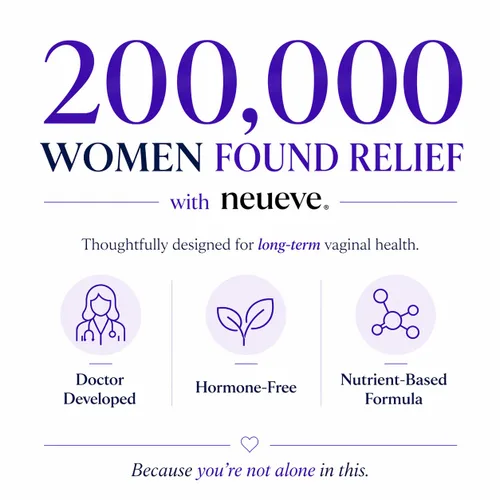Vista 7 de NeuEve Hidratante vaginal de seda para alivio de la menopausia Soporte duradero para mujeres de 55 años en adelante con sequedad severa, picazón