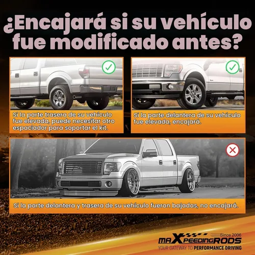 Vista 9 de MaXpeedingrods - Kit de bolsas de suspensión neumática para Chevy Silverado 1500 2019-2026 Negro