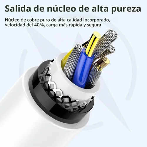 Vista 4 de Cable USB C a Lightning, paquete de 5 unidades de 6 pies [certificado Apple MFi] Cargador rápido para iPhone de carga rápida tipo C a cable