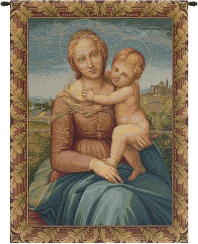 Vista 30 de Madonna Di Medjugorie - Tapiz italiano para colgar en pared, 6 pulgadas x 9 pulgadas, algodón/viscosa/poliéster por Raoul Vitale