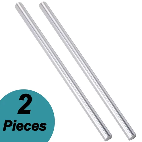 Vista 5 de 2 piezas 5/8 "aluminio 6061 redondo varilla 12" largo sólido T6511 torno extruido stock