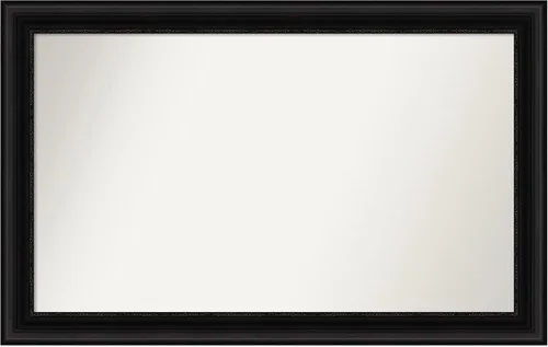 Vista 459 de Amanti Art Espejo personalizado, espejo de baño negro puente, espejo de pared o espejo de tocador de baño sobre el fregadero (26 x 26 pulgadas)