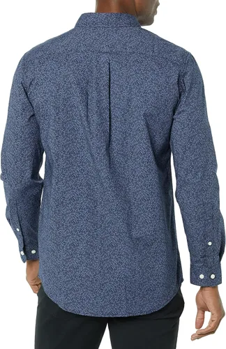 Vista 2 de Tienda Essentials Camisa de popelina elástica de manga larga para hombre