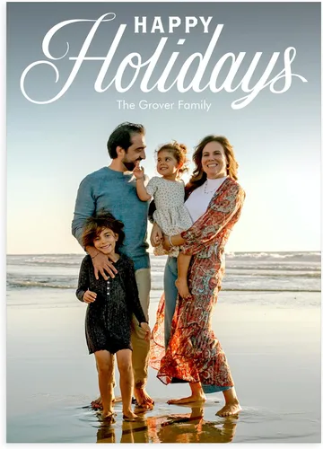 Vista 8 de Let's Make Memories - Tarjetas navideñas personalizadas con sobres, tarjetas navideñas de 5 x 7 pulgadas, sobres blancos, Colorful Lights