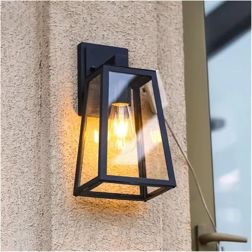 Vista 3 de American Nordic Industrial Retro Iron Restaurant Aisle Outdoor Porch Lampara,Modern