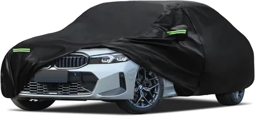 Vista 41 de Migaven Car Cover Custom Fit for Jeep Wrangler 2 Door 1987-2026 JK JL CJ YJ TJ, Waterproof Rain Sun Protection with Door Zipper & Inner Cotton