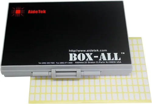 Vista 6 de AideTek BOX-ALL Cajas vacías 144 compartimentos con tapas para SMD SMT Resistor Capacitor Organizador