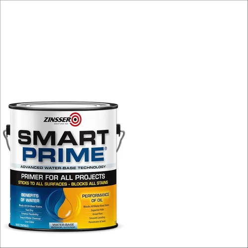 Vista 2 de Rust-Oleum 249729 Smart Prime pintura base, 1 galón, color blanco, 249729