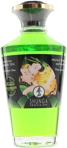 Vista 2 de Shunga Aceite Afrodisíaco Orgánico Té Verde Exótico