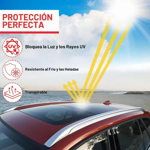 Vista 2 de Cubierta Universal para Techo Solar de Coche Endxedo - Deflector de Viento para Techo Solar, Aislante Térmico con Superficie Impermeable, Visera