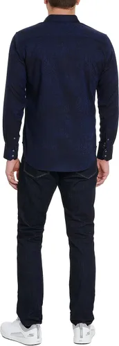 Vista 6 de Robert Graham Camisa tejida con cortador de niebla LS para hombre