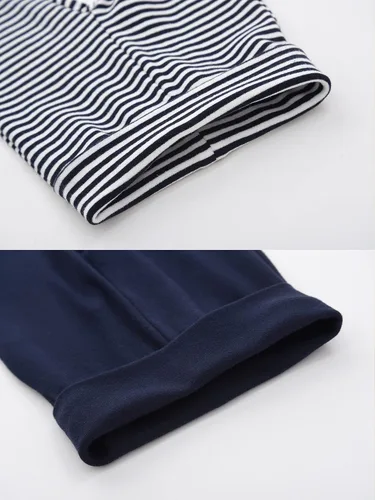 Vista 3 de ACESTAR Pantalones de algodón de cintura alta para recién nacidos y bebés leggings casuales con pies de 0 a 12 meses paquete de 3 unidades 1 paquete