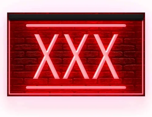 Vista 6 de 180019 XXX - Letrero de neón con luz LED de alta definición para adultos, sexual, japonesa, asiática, con luz LED completa