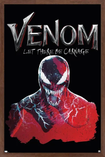 Vista 17 de Trends International Marvel Venom: Let There be Carnage - Póster de pared negro y rojo