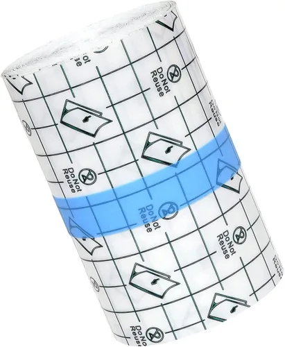 Vista 8 de OBTANIM Cinta adhesiva transparente impermeable para vendaje de piel para cuidado posterior de tatuajes (2 x 197 pulgadas)