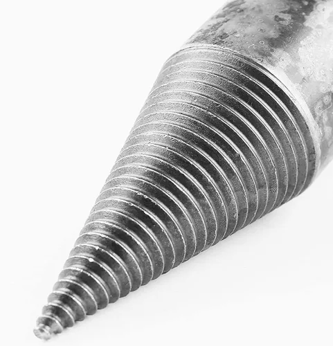 Vista 3 de Wood Log Splitter Firewood Drill Bit, Removable Wood Splitter Drill Bits, Heavy Duty Drill Screw Cone Driver with Square/Round Handle for