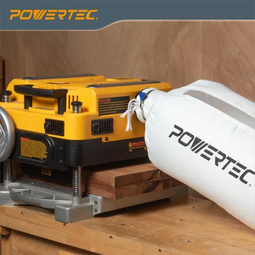Vista 4 de POWERTEC 3 cuchillas cepilladoras de 13 pulgadas 3 piezas para cepilladora DeWalt DW735, DW735X, repuesto para cuchillos cepilladores DW7352 y bolsa