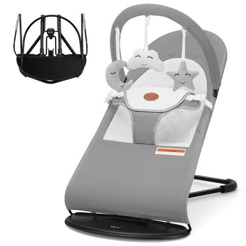 Vista 8 de HKAI Accesorio para asiento de gorila para bebé, cojín acolchado de tela suave de piel de melocotón, inserto de repuesto para gorila infantil