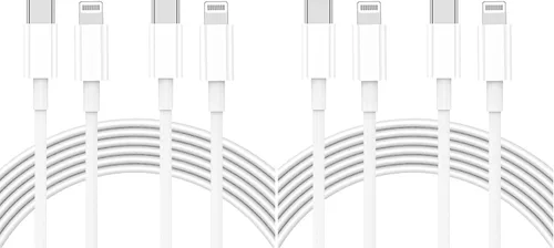 Vista 11 de Paquete de 2 cables USB C a Lightning, cargador tipo C de 10 pies, cable de carga rápida compatible con Apple iPhone 14/14 Pro/14Pro Max/13/13