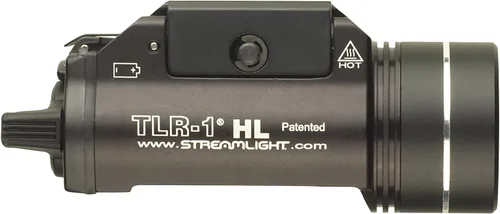 Vista 4 de Streamlight TLR-1 linterna para pistola, color negro.