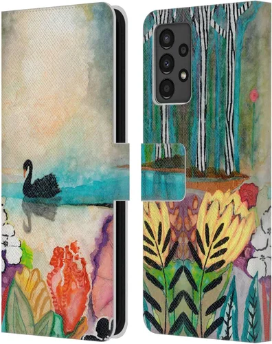 Vista 17 de Head Case Designs Officially Licensed Wyanne Half Light Nature 2 Leather Wallet Case Compatible with Samsung Galaxy A13 (2022)