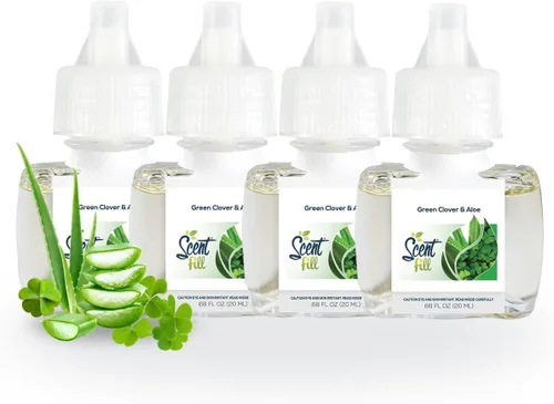 Vista 46 de Scent Fill Ambientador enchufable de sidra de manzana, 4 recambios de aceite perfumado