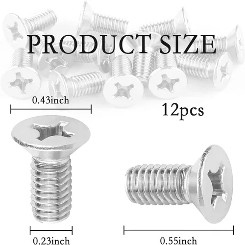Vista 2 de 12 tornillos rotores de disco de freno OEM #93600-06014-0H, piezas de sistema de freno de repuesto automotriz compatibles con Honda Accord Civic