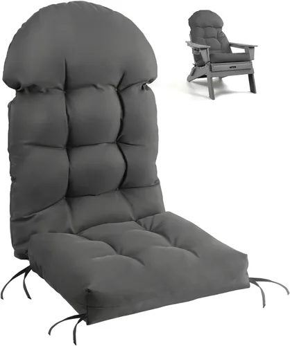 Vista 21 de FUNBERRY - Cojín para silla Adirondack, cojines gruesos y cómodos para mecedora, antideslizante, con protector contra decoloración, impermeable