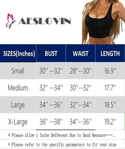 Vista 7 de BelleLovin AESLOVIN - Camiseta sin mangas de punto acanalado para mujer