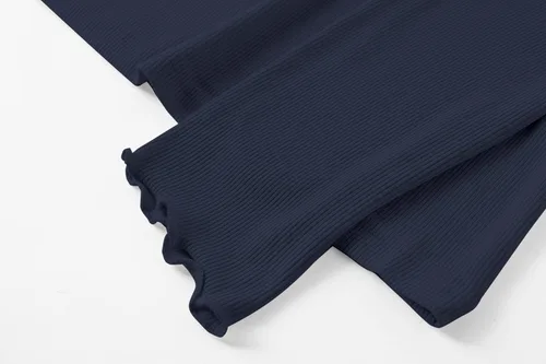 Vista 5 de Kindcall Camisas de cuello alto falso con volantes, lechuga acanalada, ribete suave, capa base para mujer