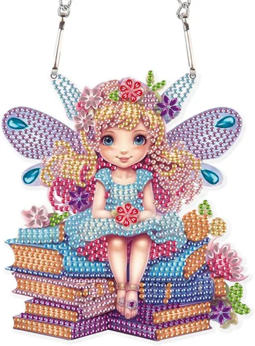 Vista 10 de AiYuanzsh Animal Parrot DIY Kits de Pintura de Arte de Diamante de Acrílico Colgante Pendientes de Arte de Diamante de Rinstone Especialmente