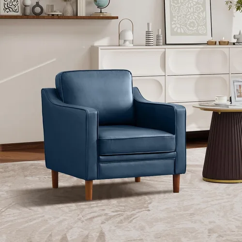 Vista 61 de Kingfun Sofá en Forma de L de 88", Sofá Seccional de Chenilla, Sofás Modernos de Mediados de Siglo con Marco de Madera Maciza para Sala de Estar
