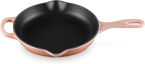 Vista 23 de Le Creuset Sartén de Hierro Fundido Esmaltado Signature con Mango de Hierro, 6.33", Cerise