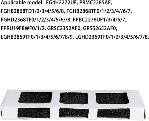 Vista 4 de Paultra2 Filtro de aire para refrigerador de repuesto para Frigidaire FG4H2272UF, FGHB2868TF7, FGHD2368TF8, GRSC2352AF0, PRMC2285AF
