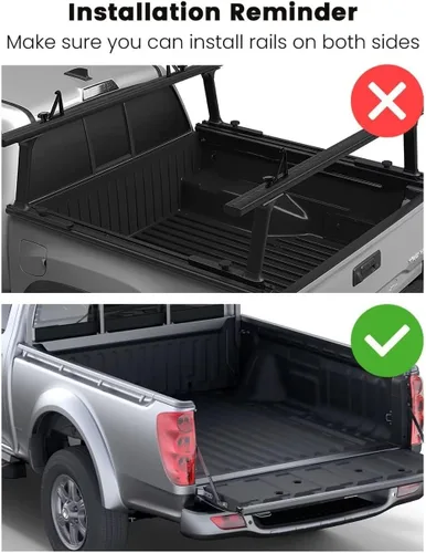 Vista 4 de Logan Cubierta Tonneau suave enrollable para F-250/F-350/F-450 1999-2016, fundas para caja de camioneta compatibles con F-250/F-350/F-450 1999-2016