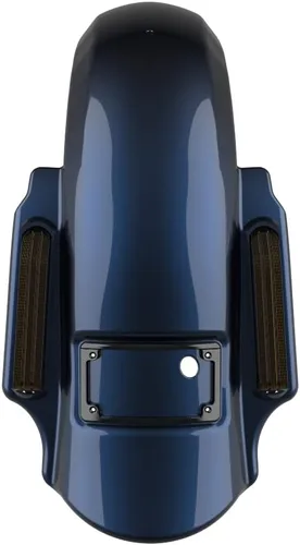 Vista 14 de Advanblack Dominator - Guardabarros trasero estirado para Harley Davidson Touring 2014+, deslizamiento de treet, Road Glide