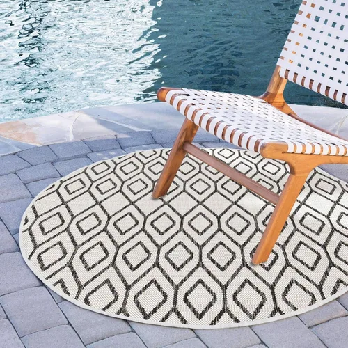Vista 20 de Jill Zarin Outdoor Collection - Alfombra de área - Turcas y Caicos (2' 2" x 3' 1" Rectángulo Beige/Marrón)