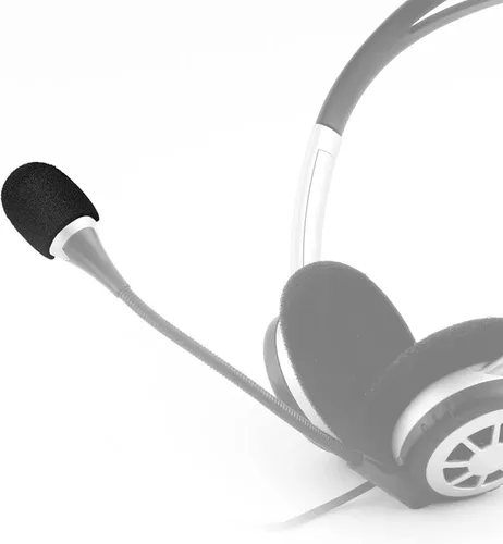 Vista 5 de ChromLives Fundas de espuma para auriculares de solapa, tamaño pequeño, color negro, paquete de 10