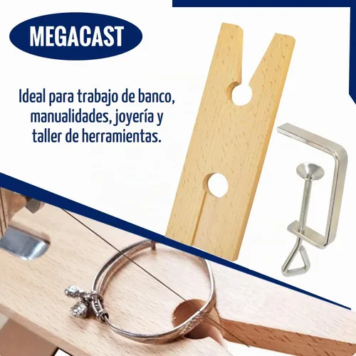 Vista 3 de V-Slot C-Clamp Banco Pin Abrazadera Montaje en Mesa Banco de Trabajo Joyeros Herramienta