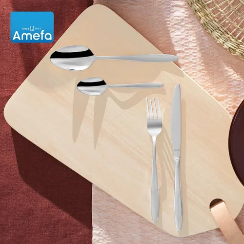 Vista 7 de Amefa Ariane - Juego de cubiertos (20 unidades), color plateado