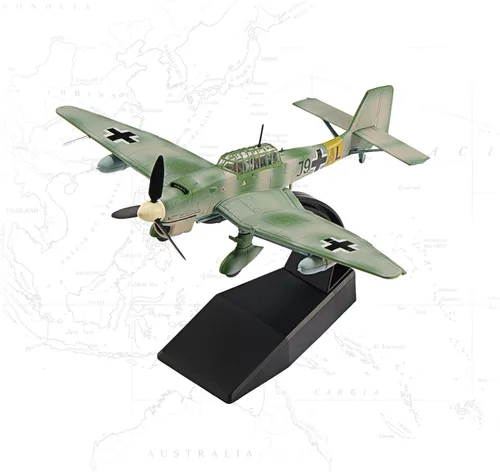 Vista 11 de B-17 Flying Fortress - Aviones fundidos a presión a escala 1/144, modelo de avión de metal pesado para coleccionista, entusiasta de la aviación
