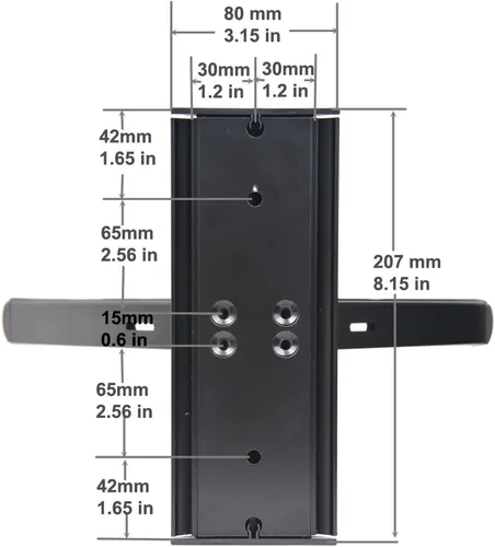 Vista 3 de VideoSecu Soporte de montaje en pared con estante AV ajustable para receptor de reproductor de DVD, caja de cable VCR DVR u otro componente