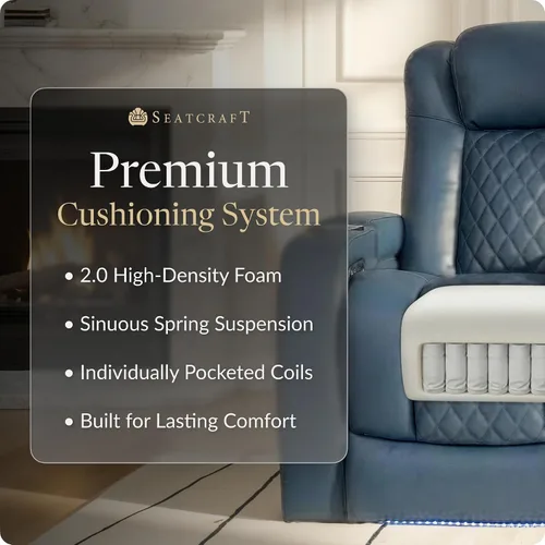 Vista 7 de Seatcraft Virtuoso 365 Asientos de cine en casa Admiral Fila de 2 Almirante