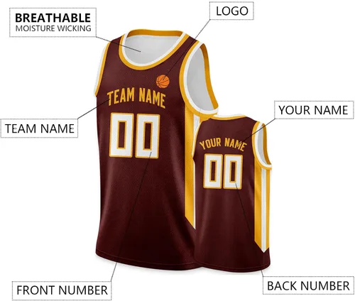Vista 2 de Camisetas de baloncesto personalizadas para fanáticos del rugby del fútbol, ropa de regalo, personaliza el número de nombre, hombres, jóvenes