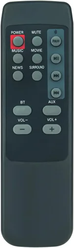 Vista 3 de Mando a distancia de repuesto NK1B -ALLIMITY- Compatible con barra de sonido Nakamichi Control remoto DTSX/SSE