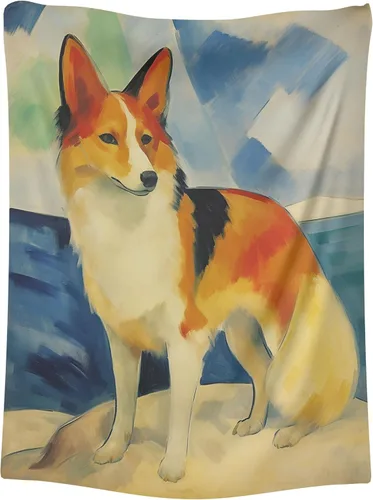 Vista 17 de Beaglier - Manta de poliéster de regalo para perro, manta pequeña de 30 x 40 pulgadas