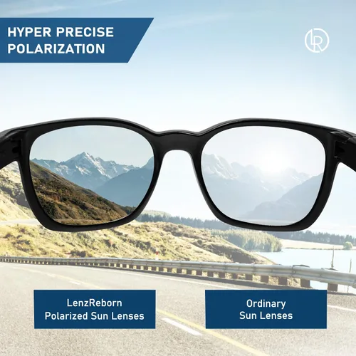 Vista 6 de LenzReborn Polarized Lens Replacement for Oakley Sliver F OO9246 Sunglass - More Options