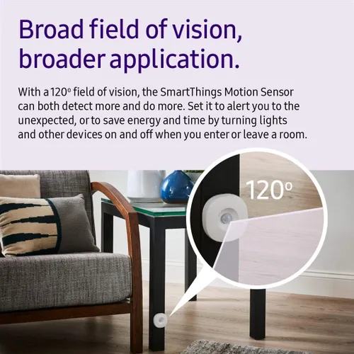 Vista 4 de Samsung SmartThings GP-U999SJVLAAA - Sensor multiusos para puerta y ventana, GP-U999SJVLBAA